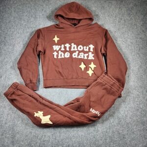 Broken Planet Market Sweatsuit Mens Small Brown Without The Dark We'd Never See